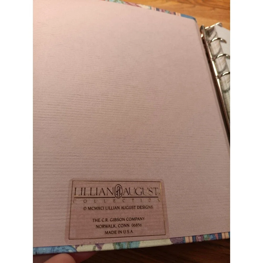 Vintage Lillian August Address Book Unused